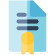 Warranty icon representing coverage and protection for metal buildings.
